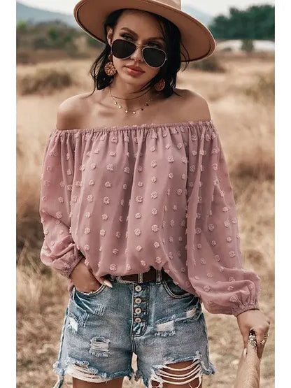 Top con spalle scoperte