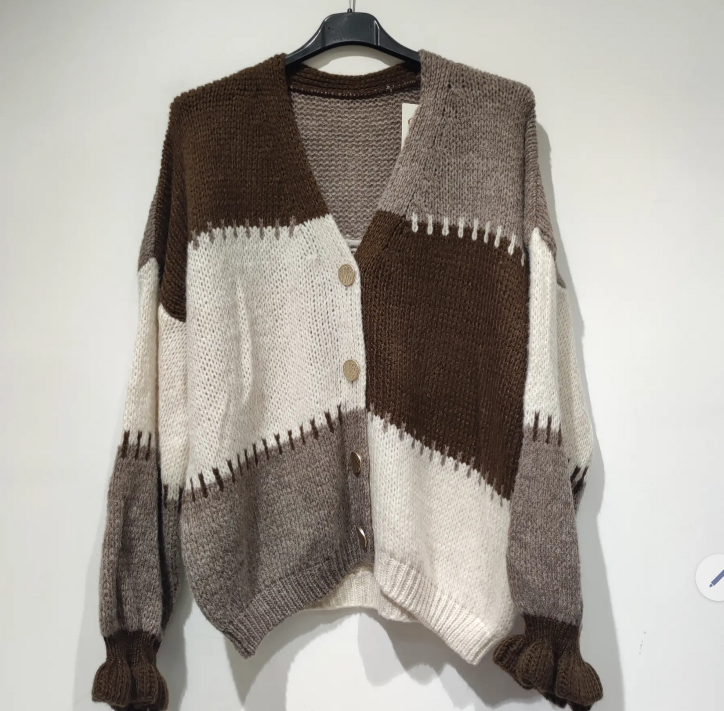 Cardigan con bottoni