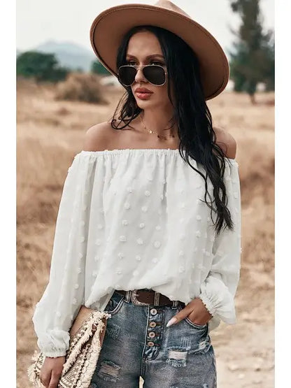 Top con spalle scoperte