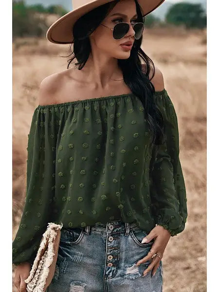 Top con spalle scoperte