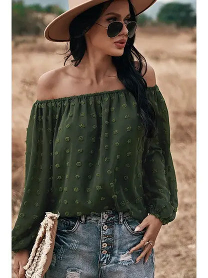 Top con spalle scoperte